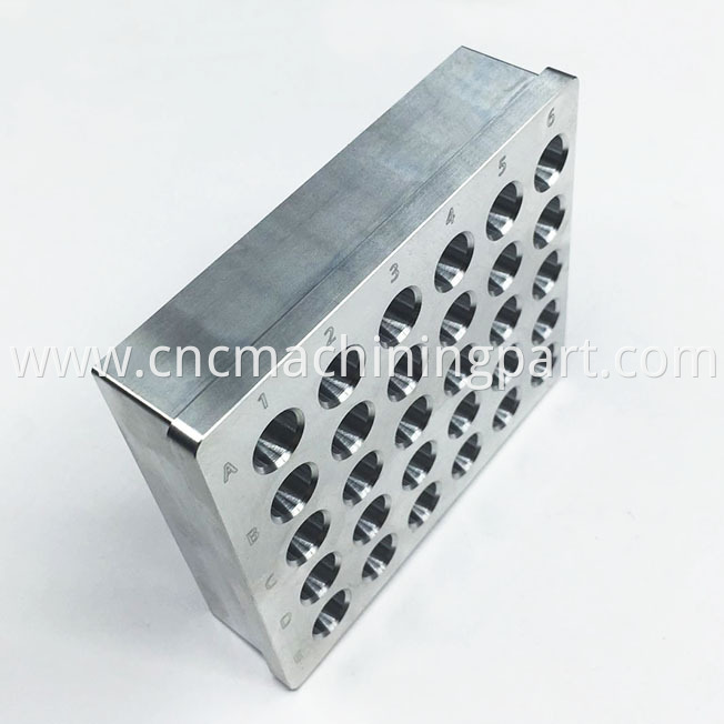 machined aluminum centrifuge tube heating module